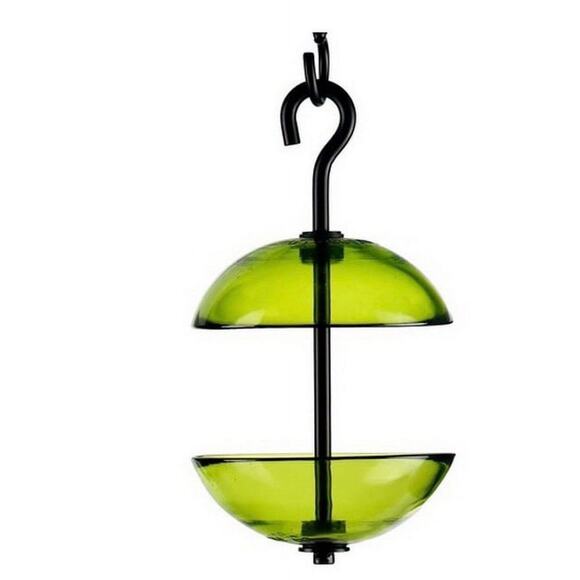 Other - Mosaic Birds Double Hanging Poppy Feeder Lime
